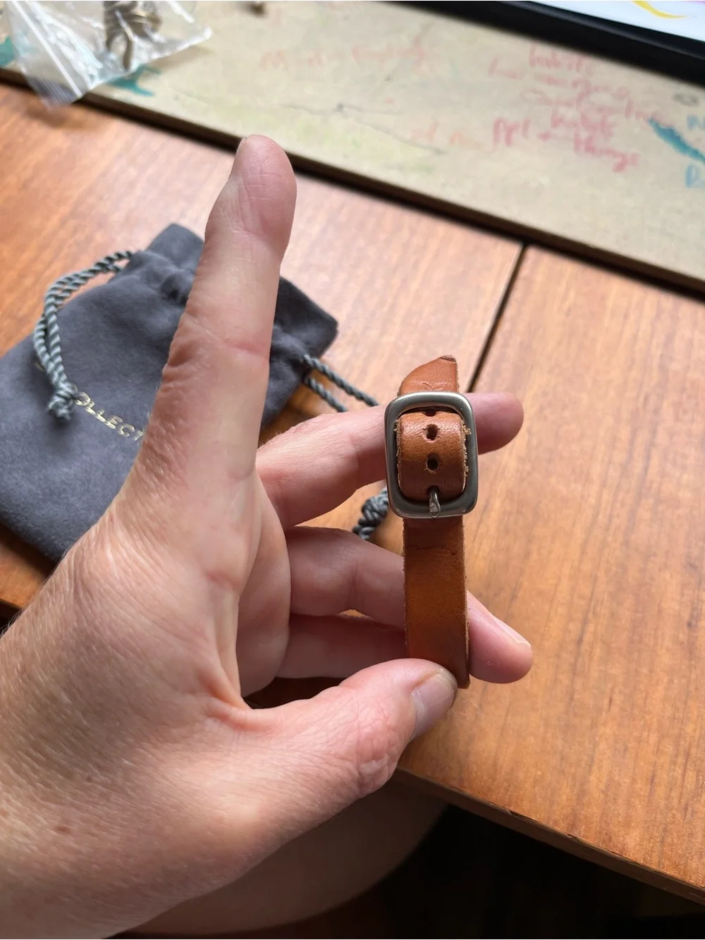 Leather bracelet